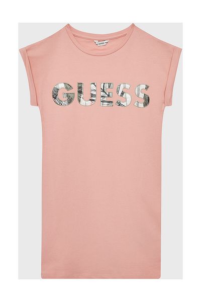 Guess Casual φόρεμα Pink Kids