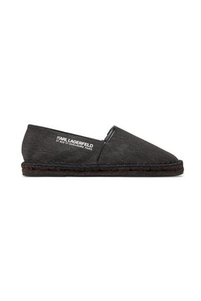 Karl Lagerfeld Espadrilky bílé dospělé