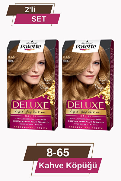 Palette Deluxe 8-65 Kahve Köpüğü X 2 Adet Saç Boyası