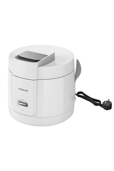 HITACHI Rice Cooker, 1.8L, 800W, White