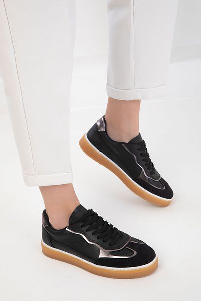 SOHO Black Women's Sneaker 20415