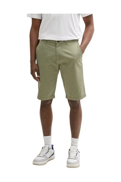 Tom Tailor Denim Pánské šortky a bermudy Green Tree Moss