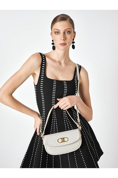Pierre Cardin Vanilla Small Alphabet Women's Shoulder Bag 05Po25Y1990