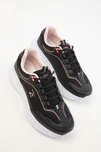 SOHO Black-Powder Women's Sneaker 20414