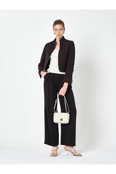 Pierre Cardin Damen-Umhängetasche mit Vanille-Muster – 05PO25Y1886