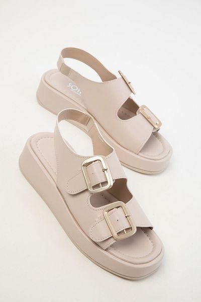 SOHO Women's Sandals 19243 - Nude Color