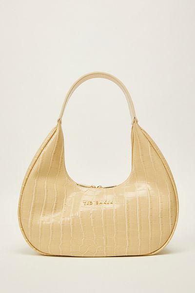 Ted Baker Croco Moon Cut Shoulder Bag