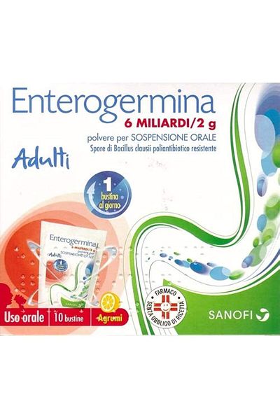 Enterogermina Bustine 6bn / 2G - 10 Sachets