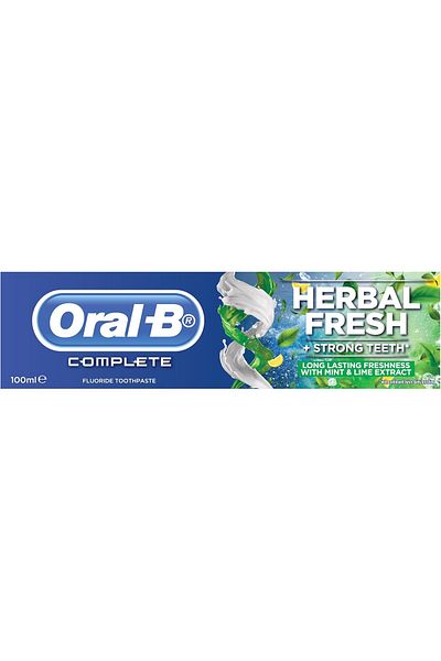 Oral-B أورال بي معجون اسنان غسول الفم نعناع وزعتر 100مل