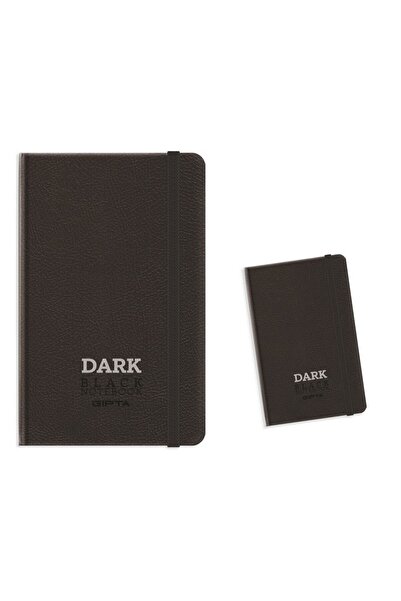 Gıpta 64 Yaprak 13x21 Dark Iplik Dikiş Deri Kapak Çizgisiz Defter 2788