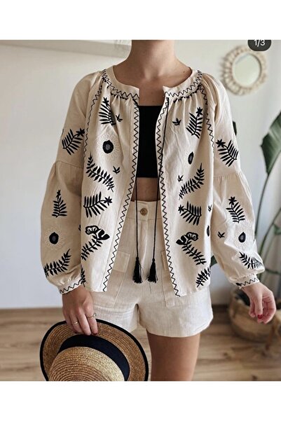 ESQ Nakışlı Ceket