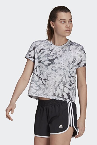 adidas Γυναικείο Κοντομάνικο Μπλουζάκι Primeblue Fast Graphic M