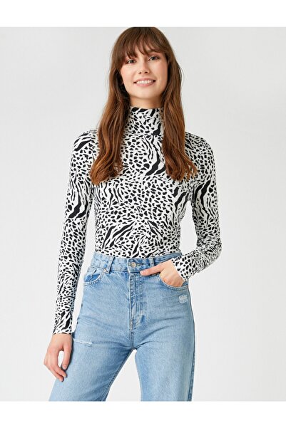 Koton Μακρυμάνικο μπλουζάκι με σχέδια