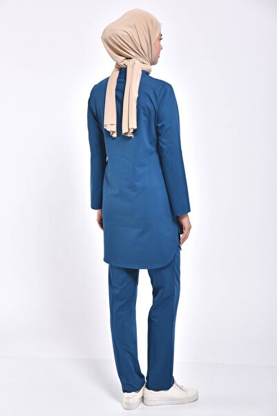 Owlet Medikal Σετ Χιτζάμπ Lycra Petrol Blue