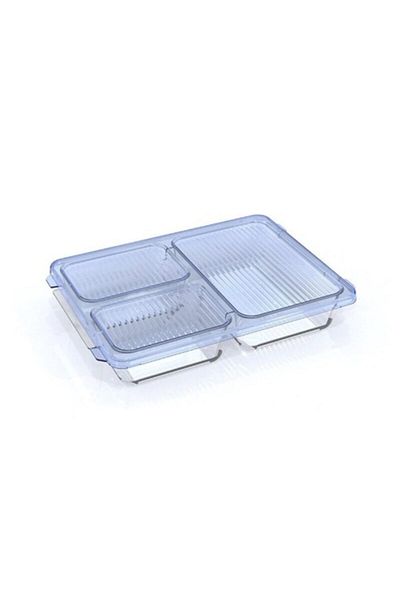 Üçsan 788 Storage Container 3 Compartments 20x28x5 cm