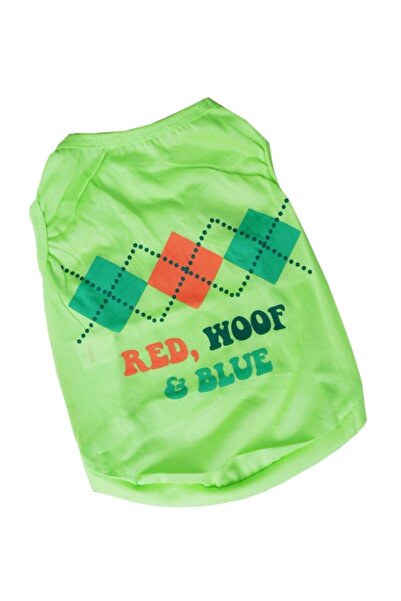 Ansan Kedi Köpek Elbisesi Yeşil Penye Atlet Kolsuz Giysi L Beden Olarak Gönde...