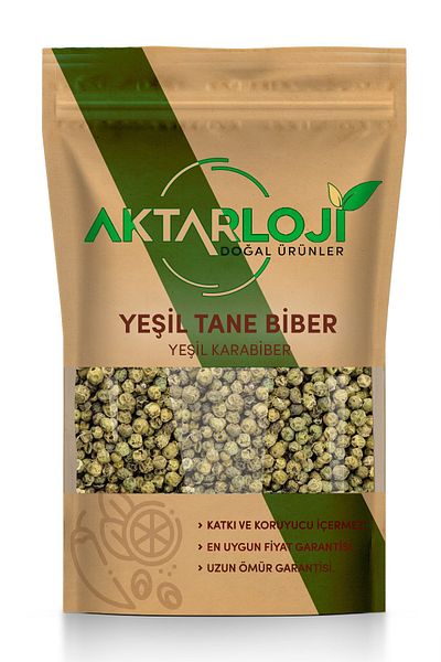 aktarloji 100 gr Grain Green Pepper (Green Black Pepper)