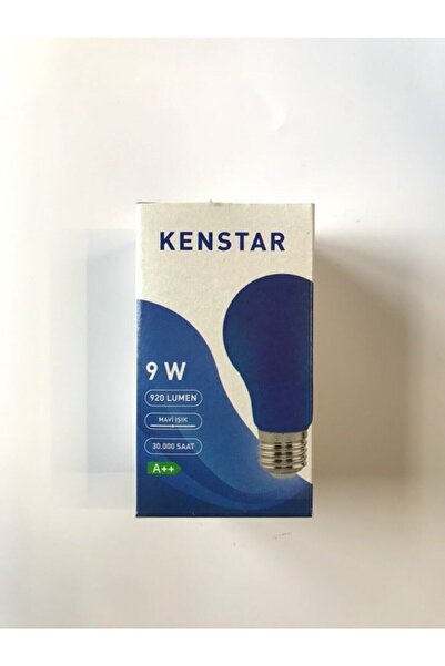 - Renkli Led Ampul 9w Mavi Renkli E27 Normal Duylu 920 Lümen