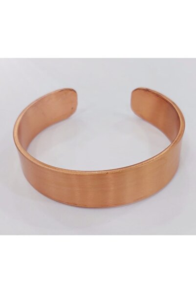 ABARGB Pure Matte Copper Bracelet Handmade 1.5 Cm