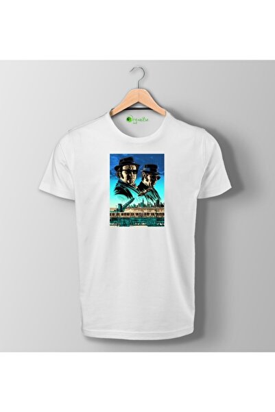 SCUBAPROMO Organizujte unisex majicu sa printom Blues Brothers Yingyang