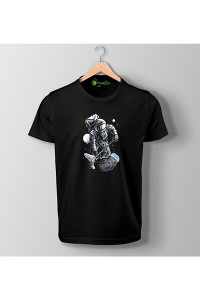SCUBAPROMO Organikse Astronaut Jelly Fish majica sa printom, unisex