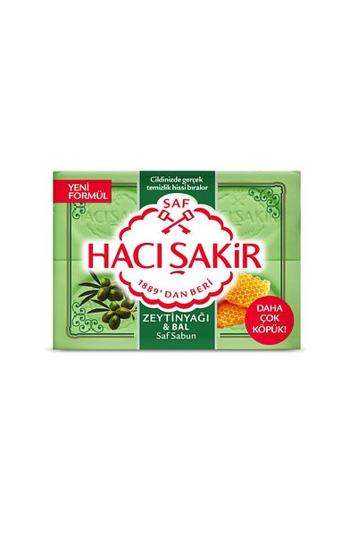 Hacı Şakir Olive Oil and Honey Mold Soap 4X150 Gr