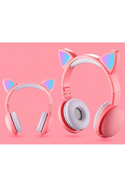 Ally Kedi Kulak Kulaküstü Bluetooth 5.0 Kablosuz Led Işıklı Çocuk Kulaklık