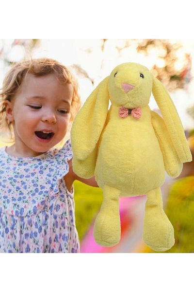 Sole My Sleeping Friend Long Ear Bunny with Bow Tie Plush Rabbit 65 Cm