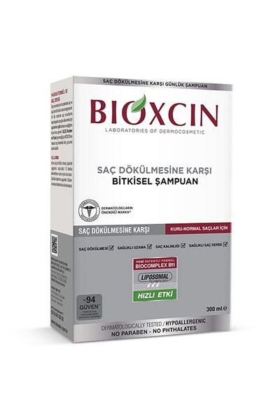 Bioxcin 300 ml Herbal Classic Shampoo - Dry and Normal Hair