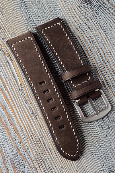 Ventum كرافت 22 ملم سلك جلد بني مصنوع يدويًا