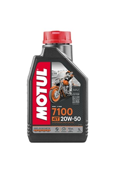 Motul 7100 20w50 1 Litre Tam Sentetik Motosiklet Yağı