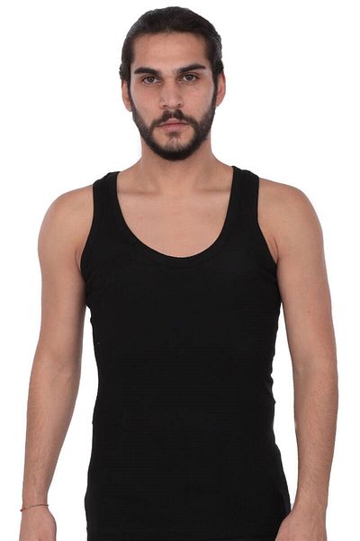 Tutku Mlvx Tutku Men's Rib Tank Top 102 3 Pack Code/Color: Black Blsm
