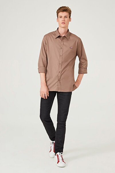 Roberto Cavalli Relaxed Cut Long Sleeve Men's Shirt