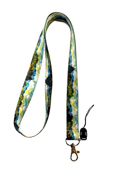 StormiStoretr Van Gogh Buğday Tarlası Boyun Ipi Ve Telefon Askısı