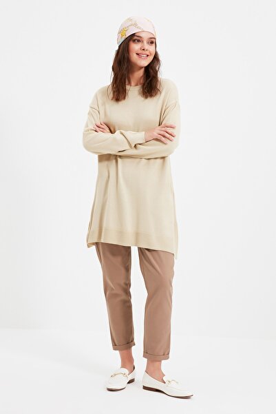 Trendyol Modest Sweater - Gray - Relaxed fit