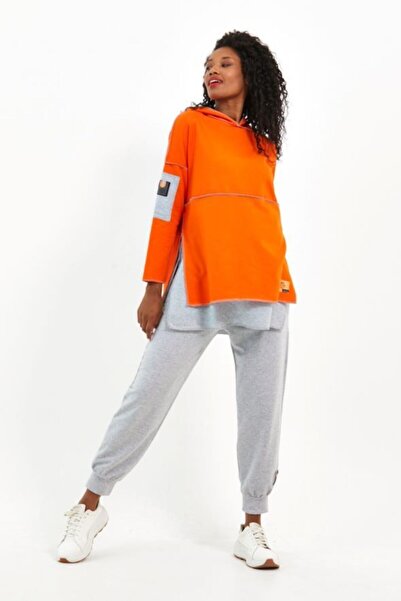 VOLT CLOTHİNG Σετ γυναικεία φόρμα με κουκούλα στο κάτω μέρος