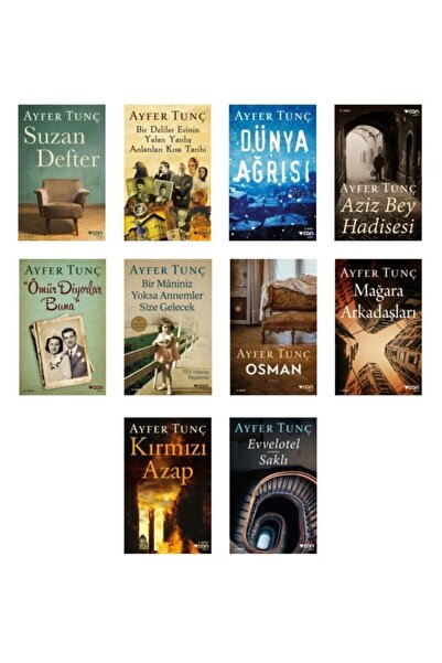 Can Yayınları Ayfer Tunç Seti 10 Kitap