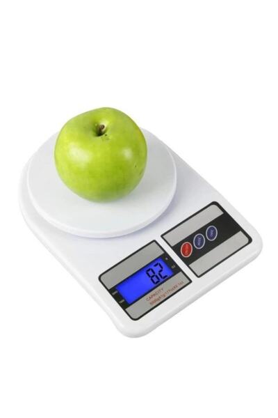 SHAVER Dijital Hassas Terazi 10 Kg Kapasiteli Lcd Ekranlı Mutfak Tartısı Ölçü...