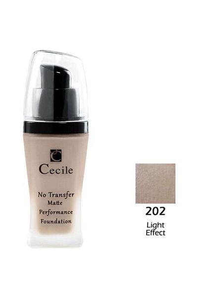 Cecile No Transfer Matte Performance Foundation 202 - Matte Foundation