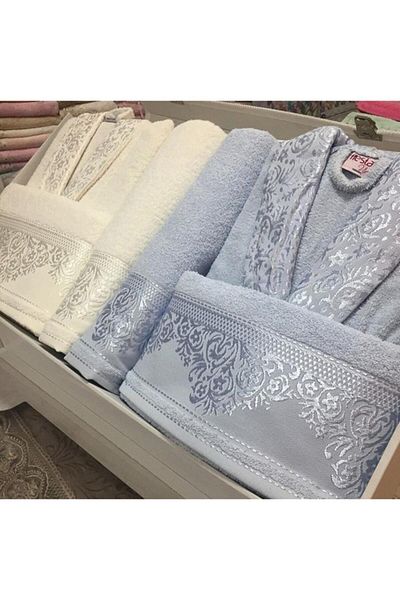 Fiesta Family Bathrobe Set 6 Pieces Boxed
