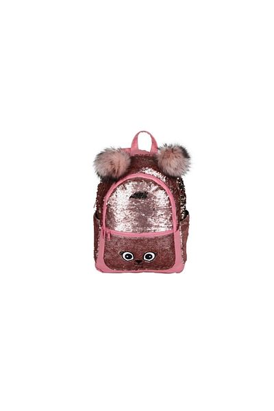 Miss Mirella School Bag Sequined Dried Rose