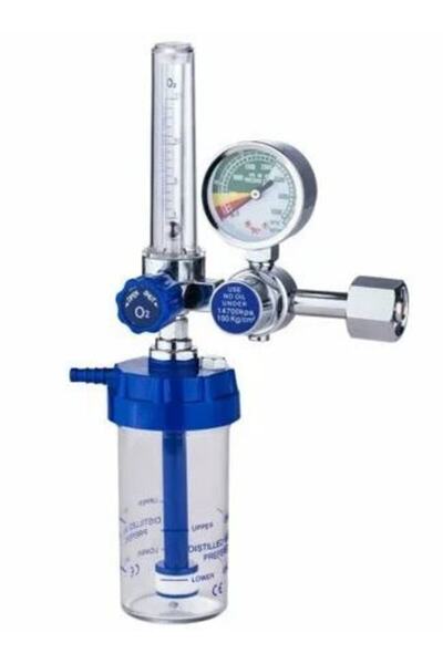 Genel Markalar Medikal Oksijen Tüp Manometresi Oksijen Regülatörü Grup Ürünüdür