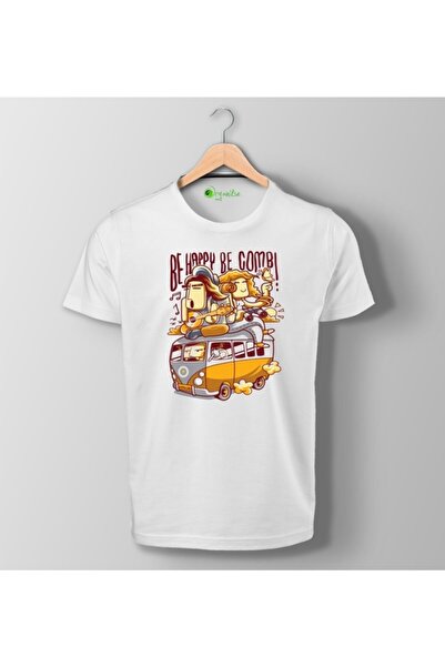SCUBAPROMO Organikse Be Happy Be Combi unisex majica sa printom
