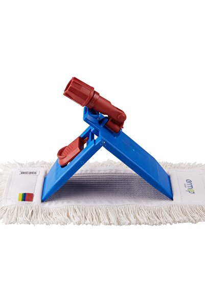 Ermop Yüzey Temizliği Nemli Mop Kuruluma Seti Mop Aparatı Alüminyum Sap 140 Cm Ve 5 Adet Nemli Mop 50 Cm