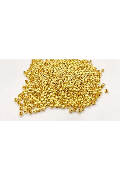 yiğit aksesuar 100 τεμάχια χρυσές χάντρες Dorica 3 mm Spacer Jewelry Supplies