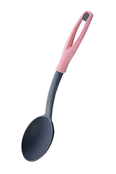 firsatgeldi Teflon Serving Spoon, Plastic Handle Serving Spoon