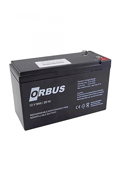 ORBUS 12v 9a Bakımsız Kuru Akü