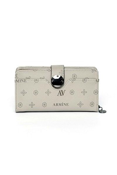Armine C 04 Printed Women's Wallet Card Holder - Mink - Single Size