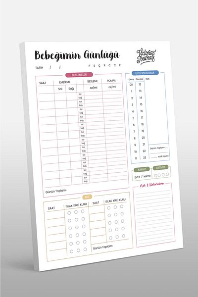 Victoria's Journals My Baby's Diary Planner 15x20 εκ