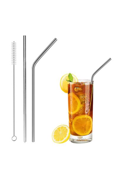 Zariff Evim Stainless Metal 2-Piece Pipette Brush Set - Eco-Friendly